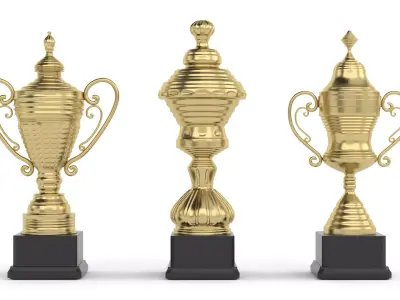 Trophy Cups 3D model 77