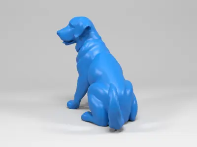 Labrador Dog 3D print model