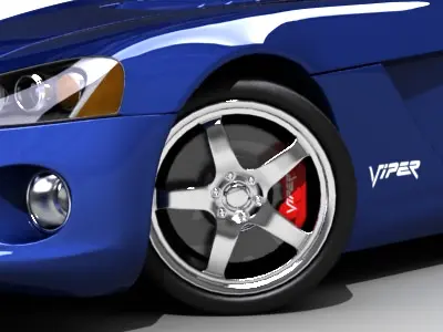 Dodge Viper srt 10 3D model