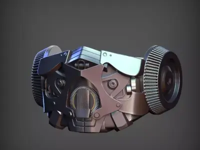 Bumblebee Face Mask 3D print model