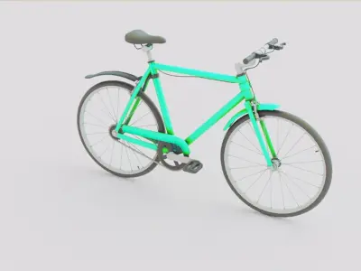 Bicycle Opera 3D Lowpoly Model  in Less Price Low-poly 3D model