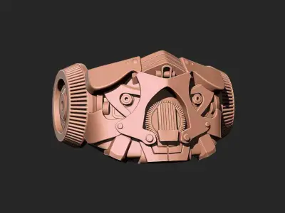 Bumblebee Face Mask 3D print model