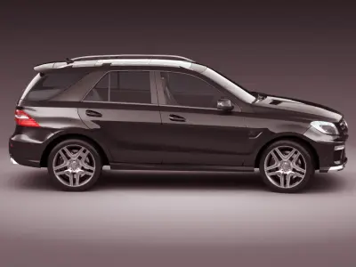 Mercedes ML63 AMG 3D model