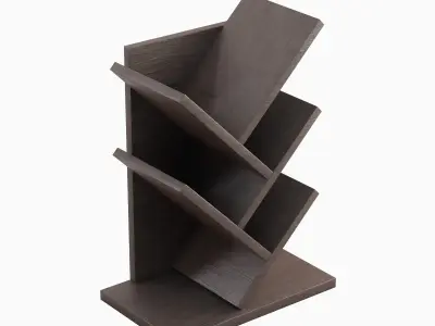 Tier Tree Small Bookshelf Low-poly 3D model