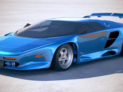 Vector Avtech WX3 1993 3D model