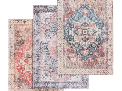 Rug Set 436 3D model