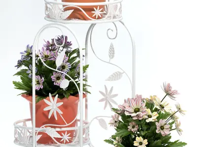 Flower plant 118 3D model