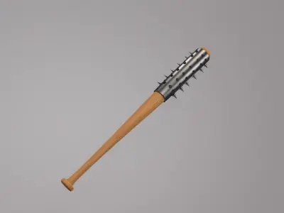 Baseball Bat 3D model 5
