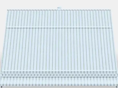 RINGBLOMMA Roman blind Low-poly 3D model