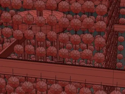 Luxury Designer Italian Square Crystal Chandelier 3D model