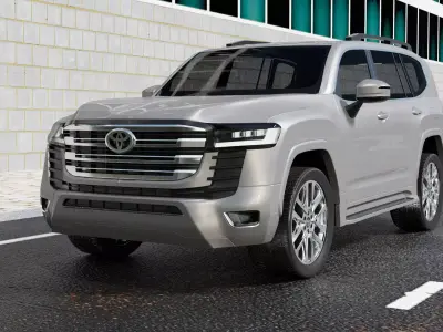 Toyota Land Cruiser 300 2022 READY FOR SUBDIV 3D model