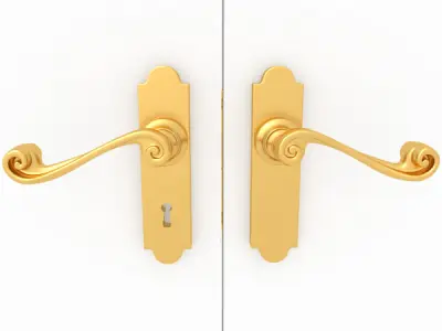 Door Knob Hardware 3 3D model