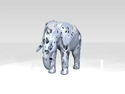 Elephant Dust Voronoi 3D model