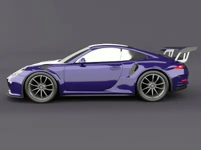 Porsche 911 gt3 rs 2015 restyled 3D model
