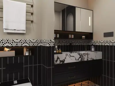 Bathroom 07 3D model