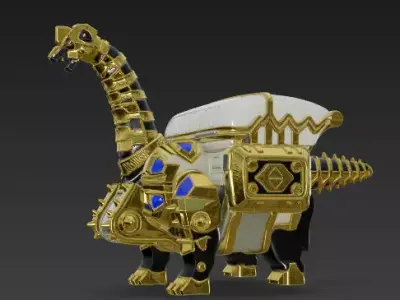 SET COMPLETO POWER RANGERS DINO TRUENO - ABARANGER 3D print model