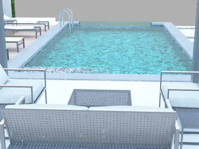 Swimming Pool 2 3D model