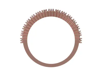Womens Jewelry crown design cad Ring model jr00311 3D print model