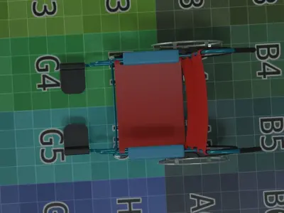 Wheelchair 3D model