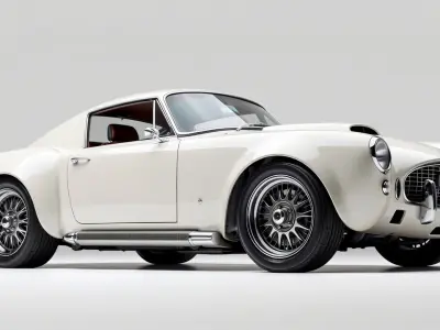 Vintage Sports Car Dynamic Profile model pack Low-poly 3D model