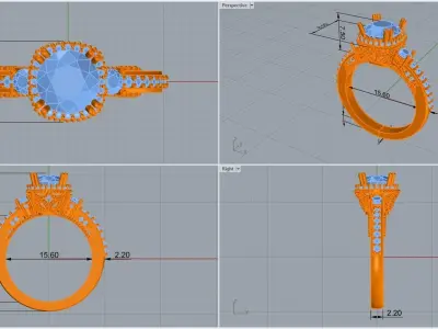ring code 82 3D print model