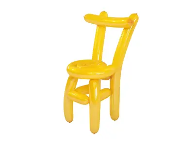 Balloon dining chair 3D model