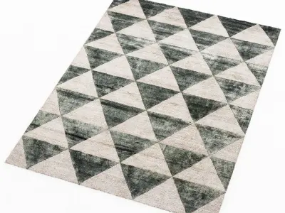baxter FIFTIES TRIANGLE RUG 3D model