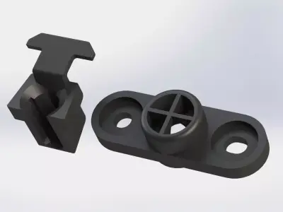 Toyota Starlet EP91 Glanza headlight clips adjusters 3D print model