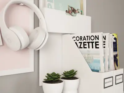 Workplace I Pottery Barn 03 3D model