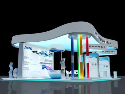 xhibition Low-poly 3D model