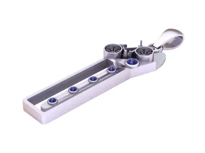 Mech Tech Bar Pendant Mechanica 3D Printable Model 3D print model