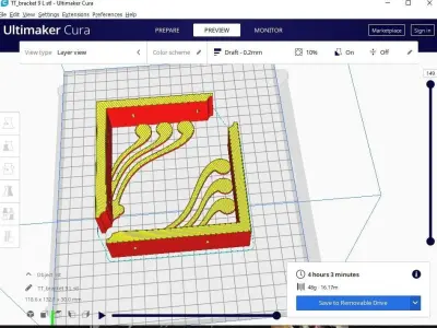 shelf bracket 9 3D print model