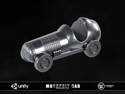 Monopoly Pieces 3D Model Pack