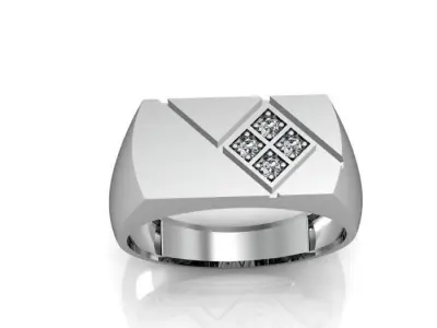 man ring 3D print model