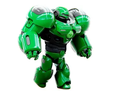  DROID GOLIATH V2 Rigged for Unreal Engine - Unity - MIXAMO 3D model