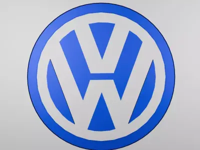 Volkswagen Logo 3D model 3