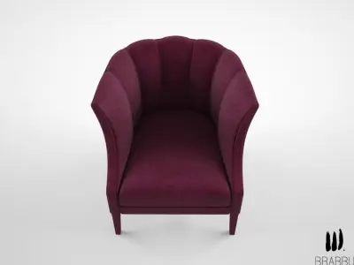 Brabbu Begonia armchair 3D model