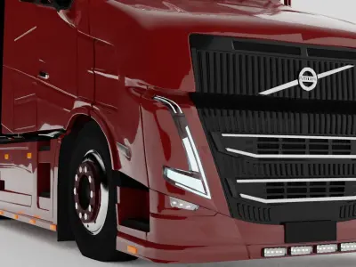 Volvo VT5 Vlastuin Truck 3D model