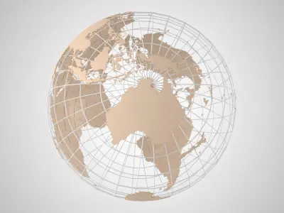 Globe News Skalton Vanilla Color 3D model