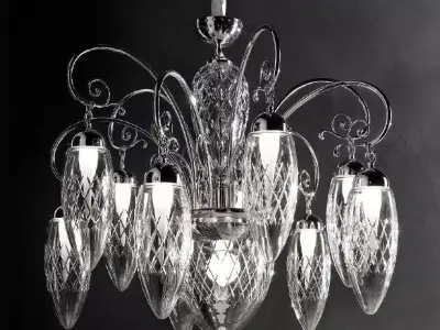 Sconce Masiero Luxury Magnifica 10 1 3D model