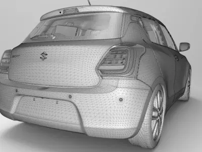 Suzuki Swift 2020 Interior 3D model