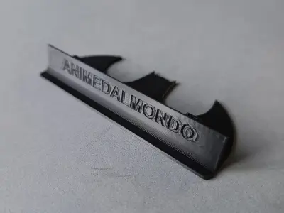 Stand support Batman for Hotwheels car blister 3D print model