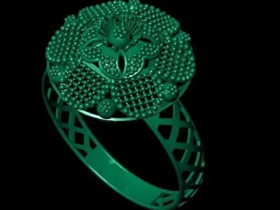 Gold Ring 5 3D print model