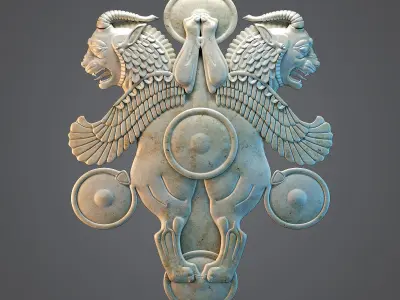 3D model Griffin Achaemenid 3D model