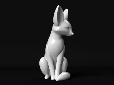 Fennec Fox  3D print model