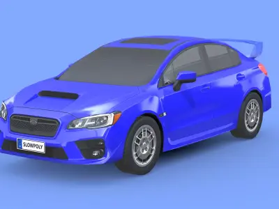 Subaru Impreza WRX STi 3D model