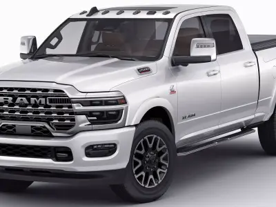 Ram 2500 HD Limited Longhorn 2025 3D model