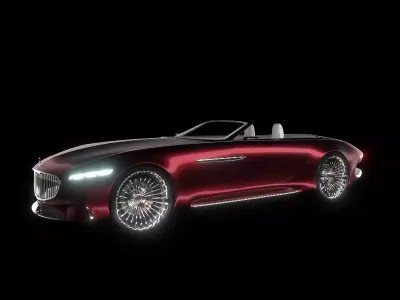Mercedes Maybach 6 Vision Cabriolet 3D model