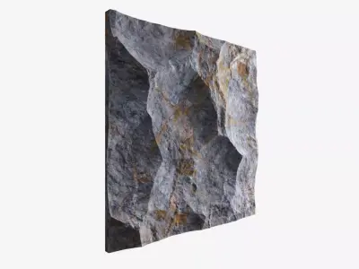 55-RockPanel sandstone rock texture wall art 3D model