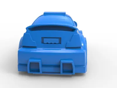 Toy Police car  3D print model